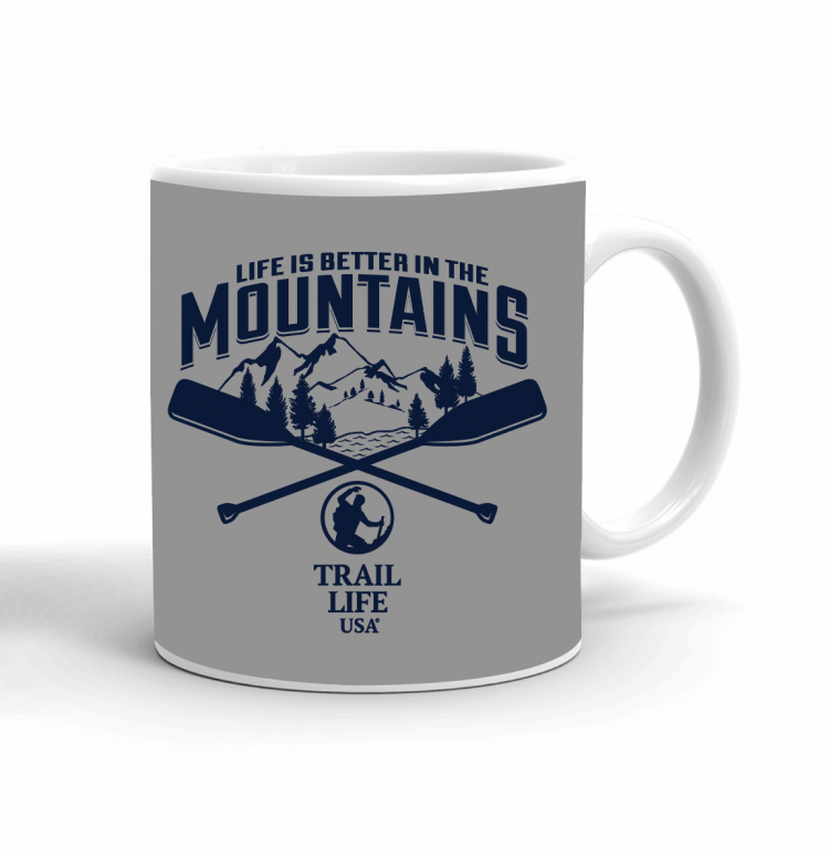 Trail Life Life is Better in the Mountains Mug Front
