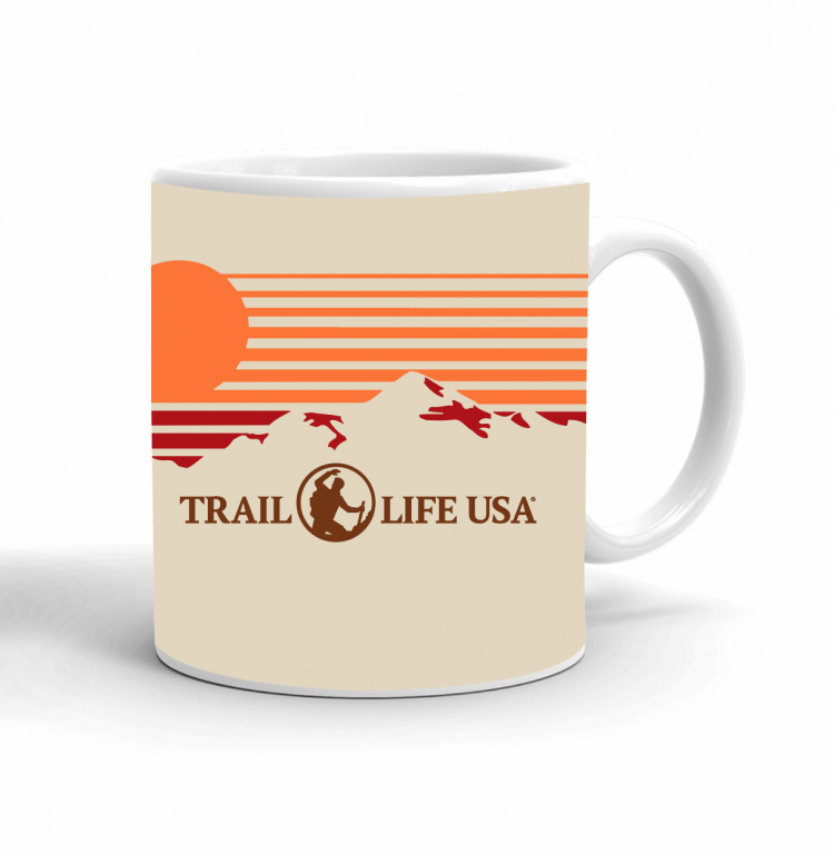 Trail Life Retro Mountain Mug Back