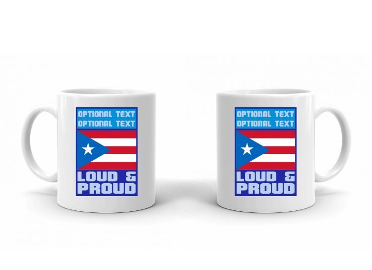 Loud and Proud Puerto Rican Flag Mug