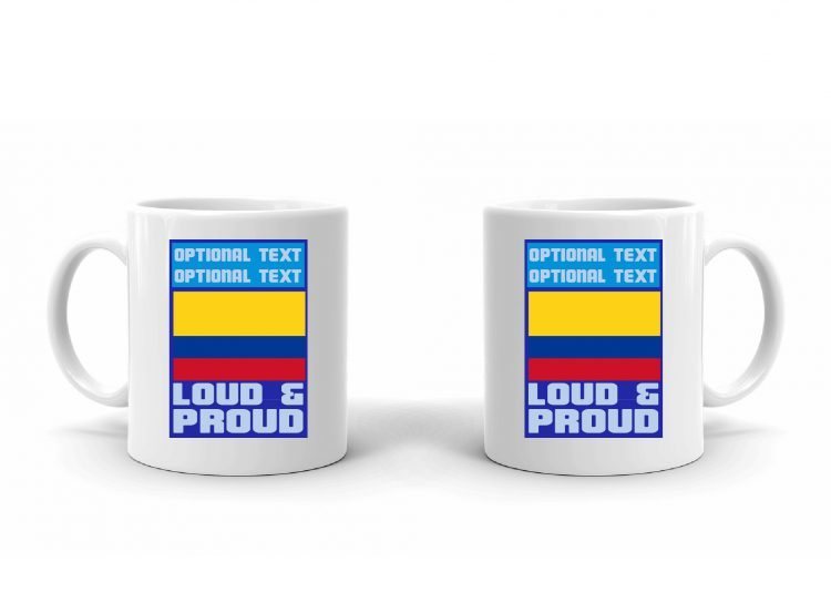Loud and Proud Colombian Flag Mug