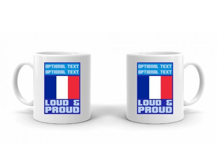 Loud and Proud French Flag Mug