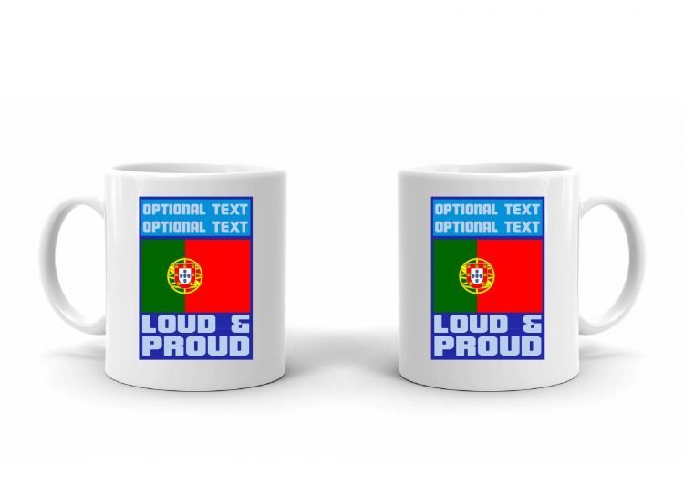 Loud and Proud Portuguese Flag Mug