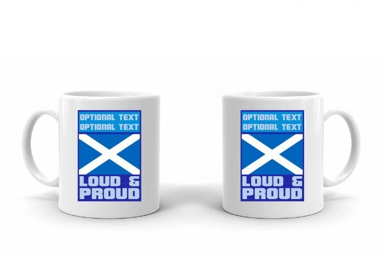 Loud and Proud Scottish Flag Mug
